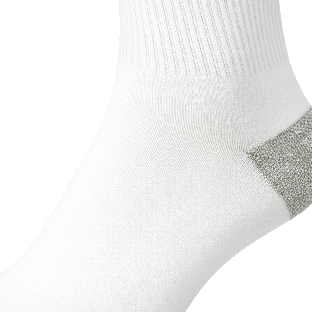 Unisex Crew Sports Socks — Athletic Socks for Running, Gym Training & Everyday Comfort — White - Alpine Collection