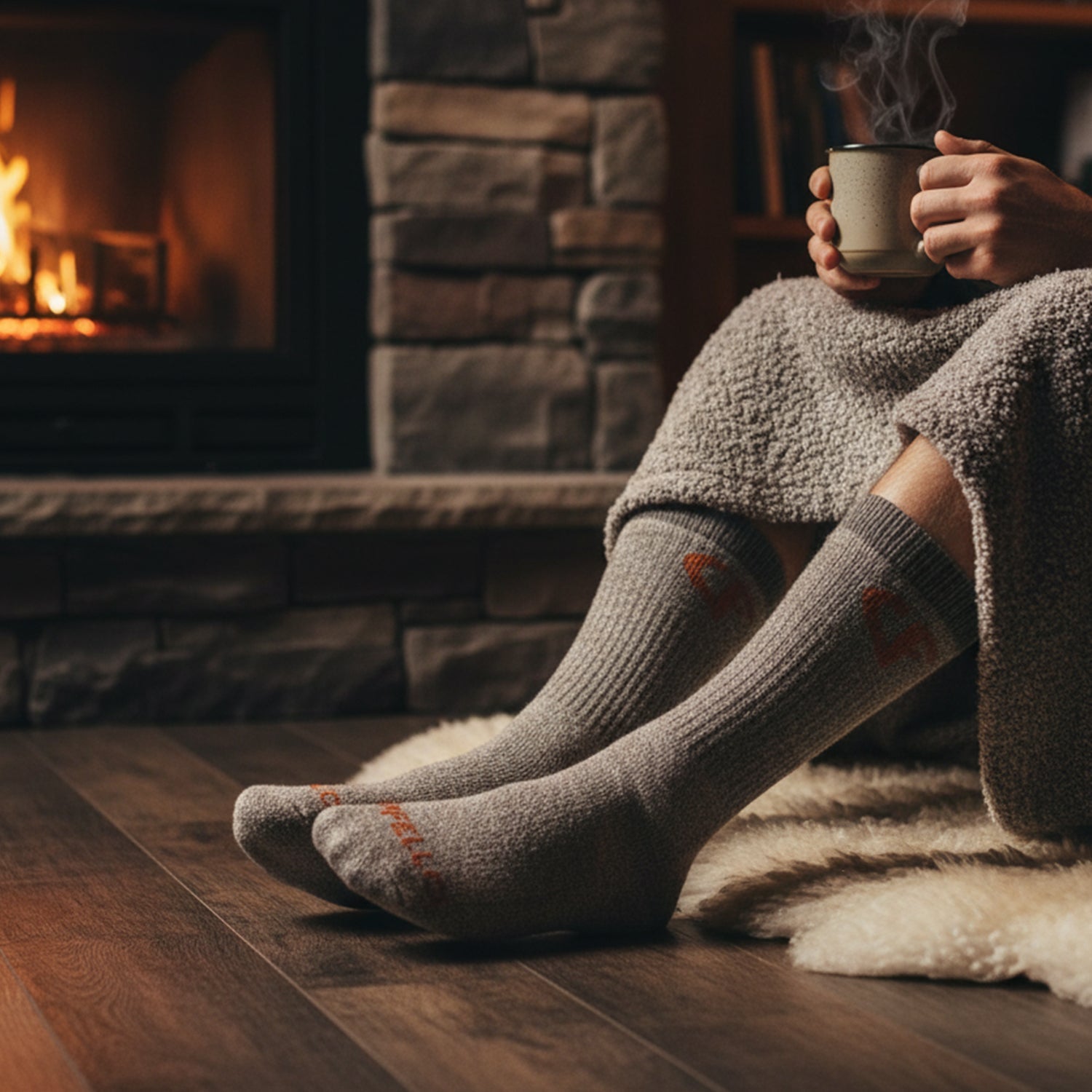 Men’s & Women’s Thermal Crew Socks - Soft, Thick & Heat Retaining Winter Socks - Alpine Collection