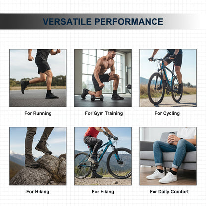 Unisex Ankle Sports Socks — Athletic Socks for Running, Gym Training & Everyday Comfort — Black - Alpine Collection