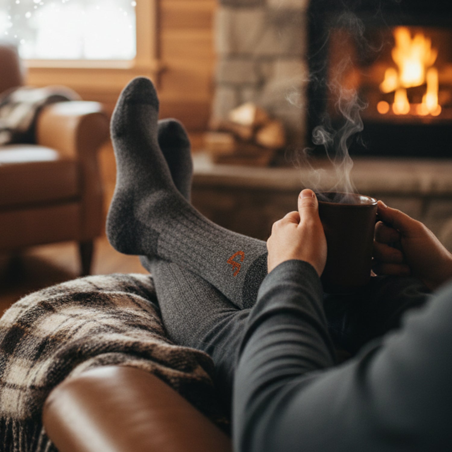 Men’s & Women’s Thermal Crew Socks - Soft, Thick & Heat Retaining Winter Socks - Alpine Collection