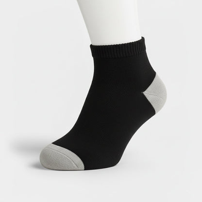 Unisex Ankle Sports Socks — Athletic Socks for Running, Gym Training & Everyday Comfort — Black - Alpine Collection